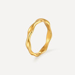 Modern Curved Design Ring