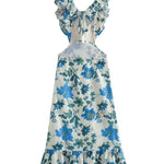Yafit™ | Floral Dress with Ruffle Details