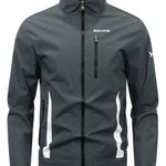 KZZ  Men's spliced contrasting letter racing jacket