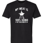 KZZ  Men's black crew neck T-shirt
