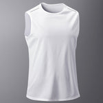 KZZ Men's Ice Silk Quick-Drying Vest, Sleeveless
