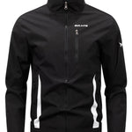 KZZ  Men's spliced contrasting letter racing jacket
