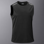 KZZ Men's Ice Silk Quick-Drying Vest, Sleeveless