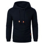 KZZ Fall Outfits Men's Pullover Plaid Casual hoodie