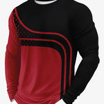 KZZ Men's Casual Sporty Long Sleeve Top