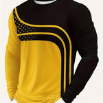 KZZ Men's Casual Sporty Long Sleeve Top