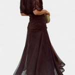 Florendra™ | Floral Print V-Neck Maxi Dress