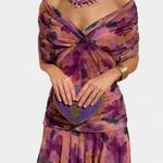 Florendra™ | Floral Print V-Neck Maxi Dress