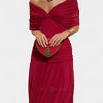 Florendra™ | Floral Print V-Neck Maxi Dress