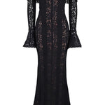 Lace Off-Shoulder Maxi Dress