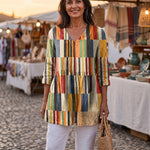 Avery | Loose Blouse with Vibrant Design