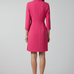 Women’s Blazer Dress with Notched Collar and Straight Hem