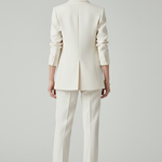 Women’s Blazer Set with Defined Shape and Straight-Leg Trousers