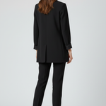 Women’s Blazer with Open Front and Structured Lapel