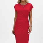 Charlotte Evans | Ruched Knee-Length Dress For Women