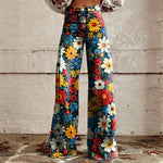 Women's Cotton Blend High-Waist Flared Jeans | Bold Modern Style Statement