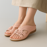 Women's Vegan Leather Slip-On Sandals | Effortless All-Day Comfort