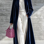 Velvet Long Blazer Coat