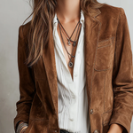 Women’s Vintage Brown Blazer