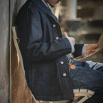 Mens  Casual Washed Jacket