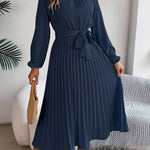 Lauren Ryan | Pleated Midi Dress For Women