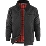 KZZ Men’s Quilted Cotton Jacket