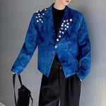 Retro Multi-button Lapel Short  Jacket