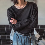 Loose-fitting Crew Neck Base Layer T-shirt