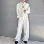 Detachable Tie Metal Accessories Loose Shirt