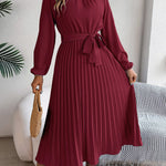 Lauren Ryan | Pleated Midi Dress For Women