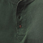 320g Heavyweight Loose Fit Henley T-Shirt