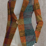 Amandine™ | Autumn Plaid Blazer