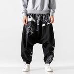 Crane Linen Harem Pants