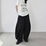 Women's Scimitar-shaped Loose-fitting Trousers