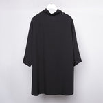 Simple Loose Pile Collar Short Sleeve T-Shirt