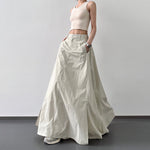 Women's High-Waisted Slit Skirt