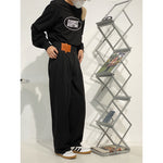 Temperament Drape Straight Leg Pants