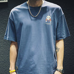 Panda Print Cotton Short Sleeve T-Shirt