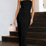 Ava Cromwell | Strapless Satin Maxi Dress For Women