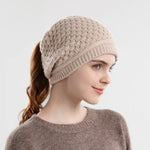 Sienna Slouch Ponytail Beanie