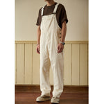 Retro Loose-Fit Casual Workwear Cargo Overalls