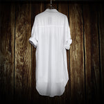 Swallowtail Mid Length Casual Shirt