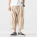 Summer Wide-Leg Crop Pants