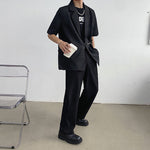 Short Sleeve Casual Blazer