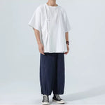 Retro Button-down Short-sleeved Shirt