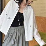 Womenâ€™s Line Embroidery 3D Casual Shirt