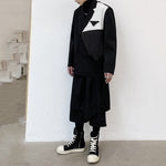 Stitching Decoration Loose Suit