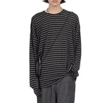 Loose-fitting Casual Striped Long-sleeved Shirt