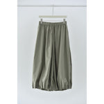 Women's Japanese Lightweight Pleated Hem Cropped Wide-leg Pants