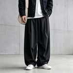 Japanese Lightweight Drawstring Straight-leg Casual Pants